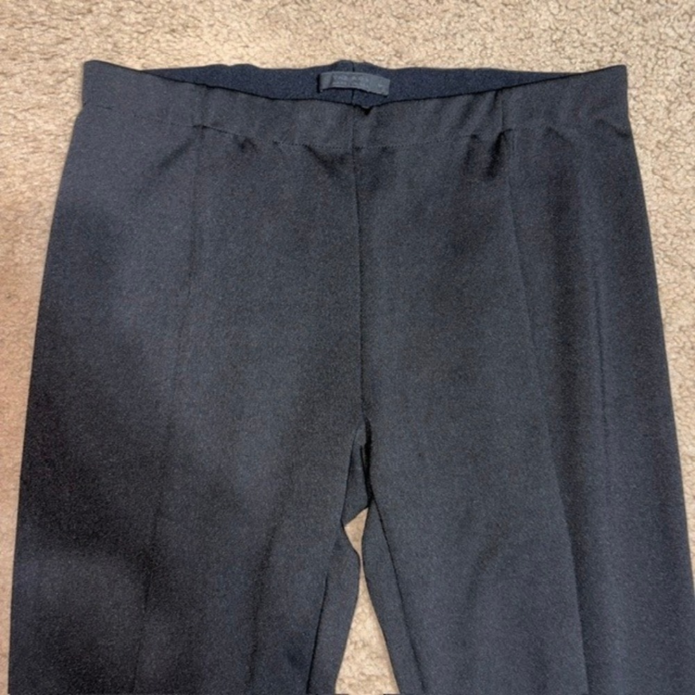 The Row Sovino Stretch Crepe Cropped Pant Black Medium - Picture 4 of 9